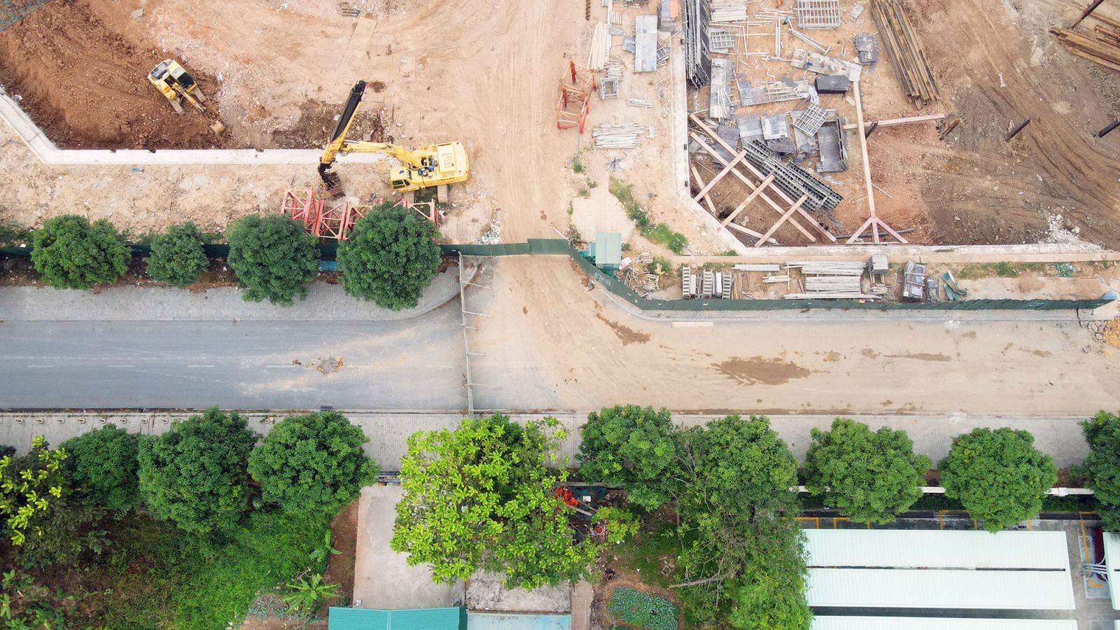Tiến độ thi công Sky Bridge