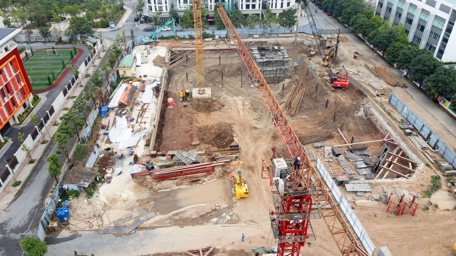 Tiến độ thi công Sky Bridge